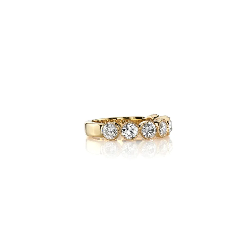 The Gabby Half Diamond Eternity Ring - Image 6