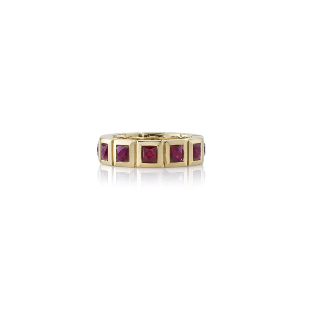 The Karina Gemstone Eternity Ring - Image 2