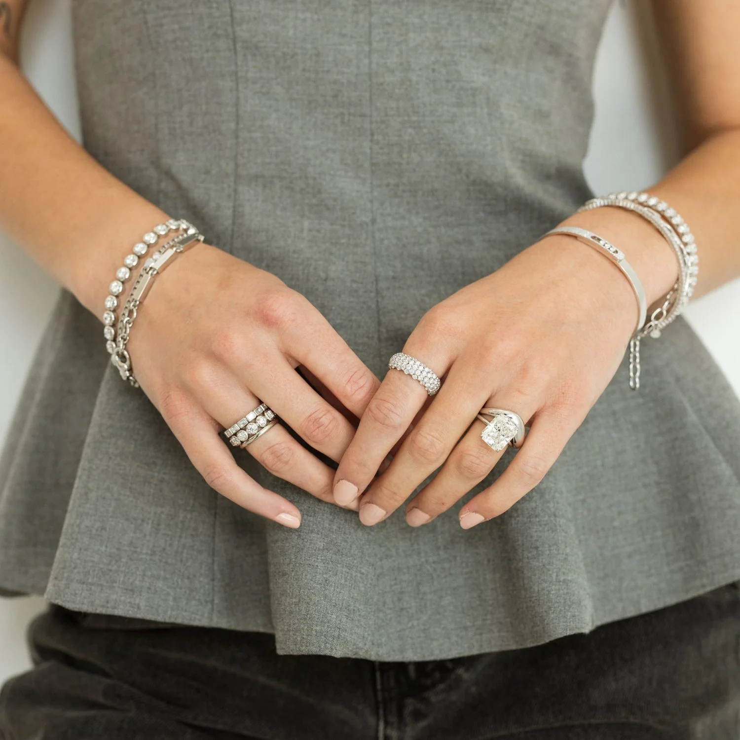 Wave Stacking Ring - Image 2
